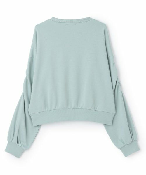 by LOVEiT / バイ ラビット スウェット | 袖シャーリングケーキプリントプルオーバー | 詳細1