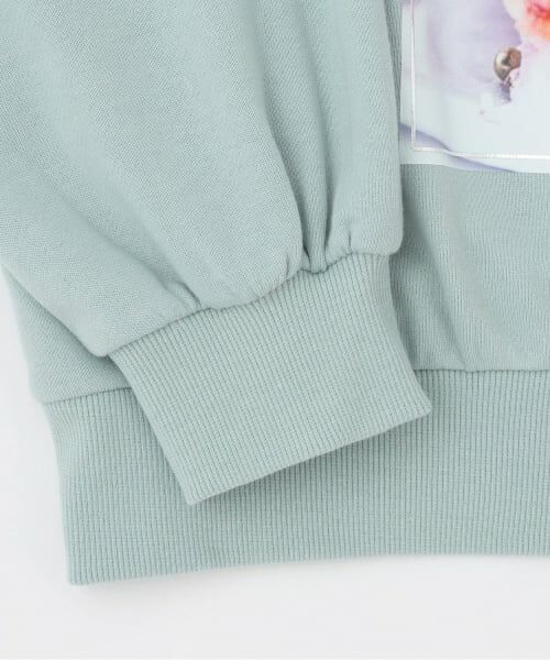 by LOVEiT / バイ ラビット スウェット | 袖シャーリングケーキプリントプルオーバー | 詳細4