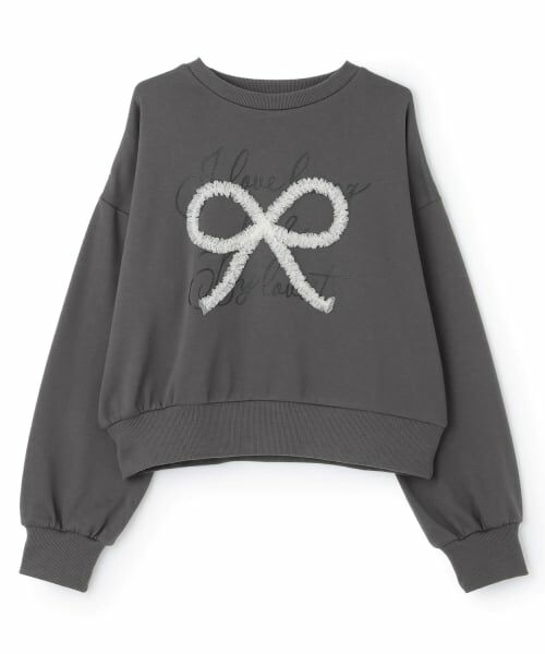 by LOVEiT / バイ ラビット スウェット | チュールリボンプルオーバー | 詳細5