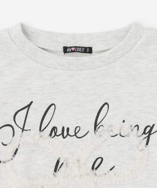 by LOVEiT / バイ ラビット スウェット | チュールリボンプルオーバー | 詳細8