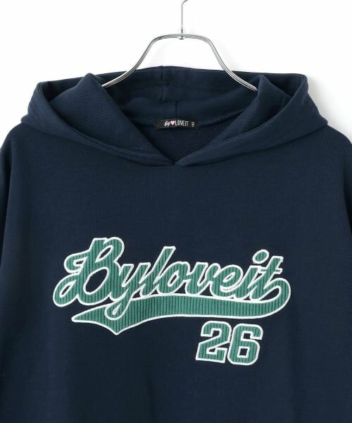 by LOVEiT / バイ ラビット パーカー | アップリケフーディ | 詳細10
