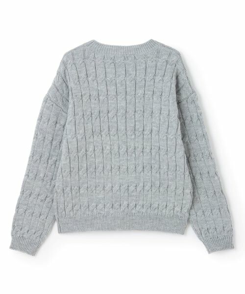 by LOVEiT / バイ ラビット ニット・セーター | ケーブルコード刺しゅうニット | 詳細6