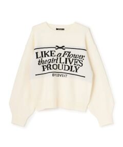 by LOVEiT / バイ ラビット ニット・セーター | パネルロゴニット