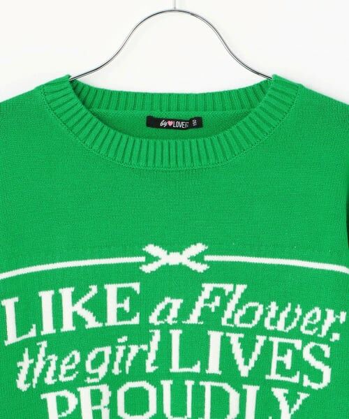 by LOVEiT / バイ ラビット ニット・セーター | パネルロゴニット | 詳細9