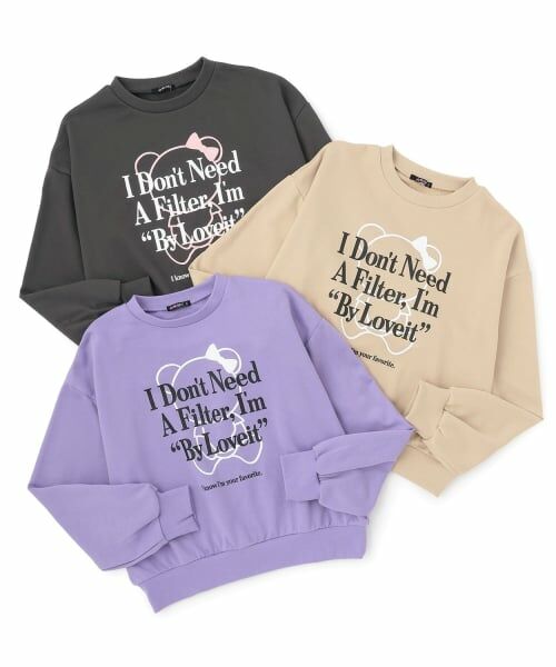 by LOVEiT / バイ ラビット スウェット | ラビ子マークプルオーバー | 詳細3