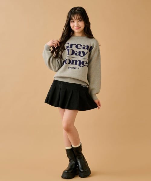 by LOVEiT / バイ ラビット ニット・セーター | ロゴジャカードニット | 詳細2