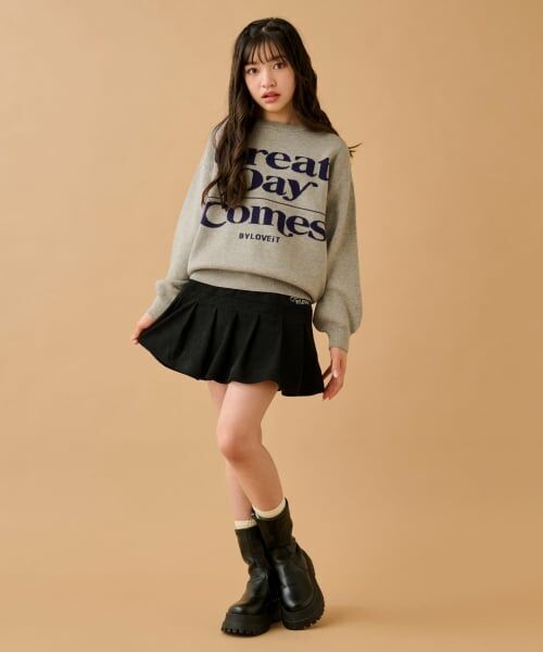 by LOVEiT / バイ ラビット ニット・セーター | ロゴジャカードニット | 詳細3