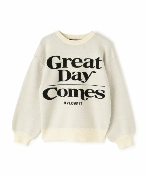 by LOVEiT / バイ ラビット ニット・セーター | ロゴジャカードニット | 詳細5