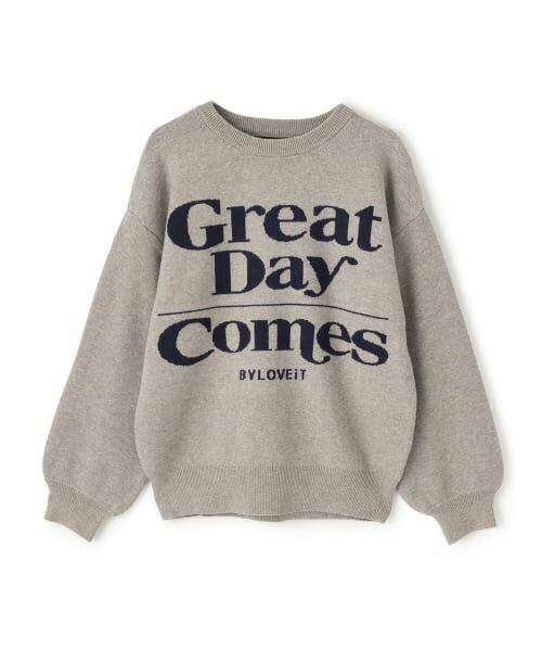 by LOVEiT / バイ ラビット ニット・セーター | ロゴジャカードニット | 詳細6