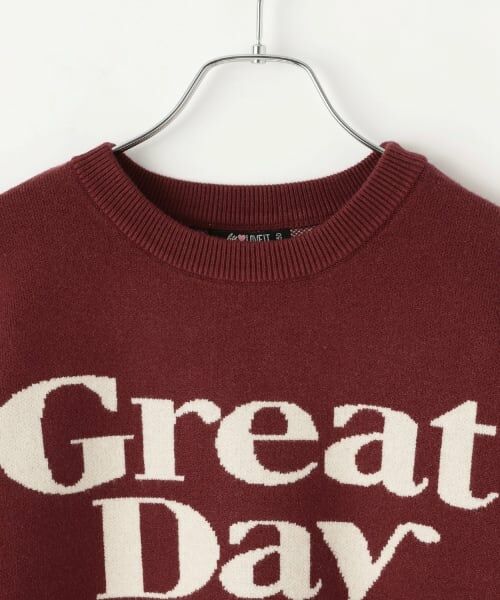 by LOVEiT / バイ ラビット ニット・セーター | ロゴジャカードニット | 詳細9