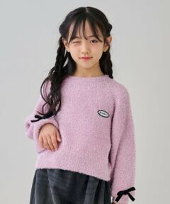 by LOVEiT / バイ ラビット ニット・セーター | ラメシャギーリボンニット