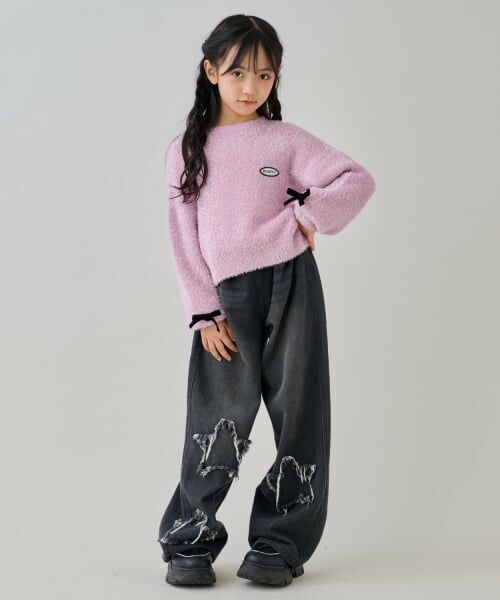 by LOVEiT / バイ ラビット ニット・セーター | ラメシャギーリボンニット | 詳細1