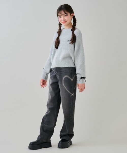 by LOVEiT / バイ ラビット ニット・セーター | ラメシャギーリボンニット | 詳細3