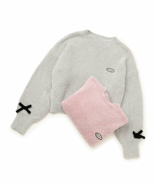 by LOVEiT / バイ ラビット ニット・セーター | ラメシャギーリボンニット | 詳細4