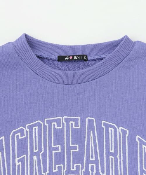 by LOVEiT / バイ ラビット スウェット | フリルカレッジプルオーバー | 詳細10