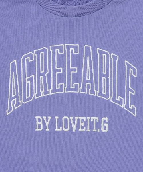 by LOVEiT / バイ ラビット スウェット | フリルカレッジプルオーバー | 詳細11