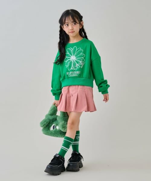 by LOVEiT / バイ ラビット スウェット | フラワーフロッキープルオーバー | 詳細2