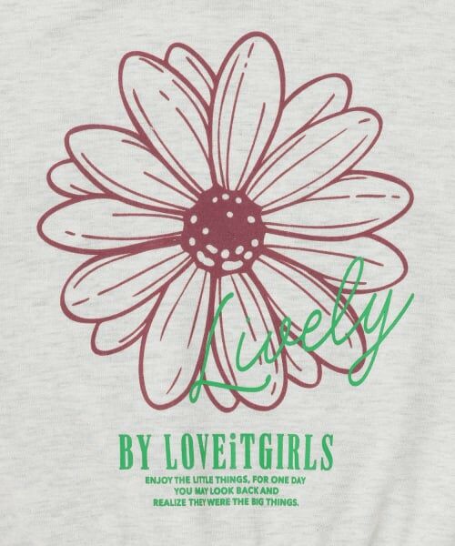 by LOVEiT / バイ ラビット スウェット | フラワーフロッキープルオーバー | 詳細8