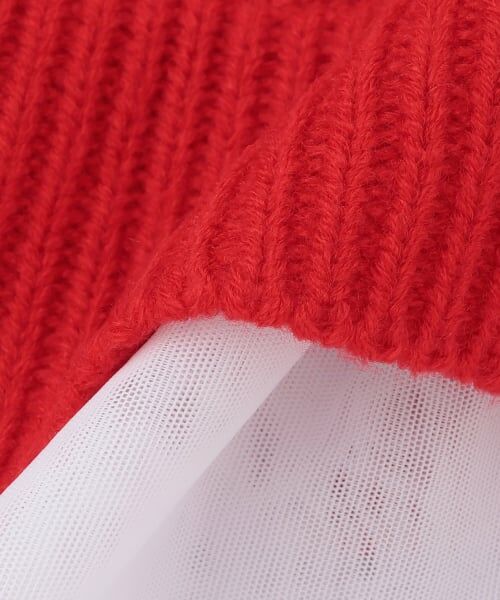 by LOVEiT / バイ ラビット ニット・セーター | チュールつきケーブルニット | 詳細8
