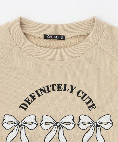 by LOVEiT / バイ ラビット スウェット | リボントレーナー | 詳細2