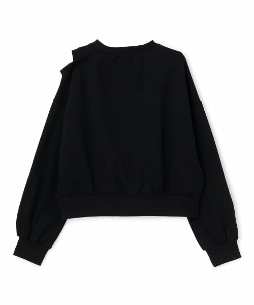 by LOVEiT / バイ ラビット スウェット | ハートパッチ肩開きトレーナー | 詳細6