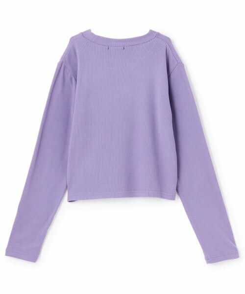 by LOVEiT / バイ ラビット Tシャツ | リボンパッチ長袖Tシャツ | 詳細7