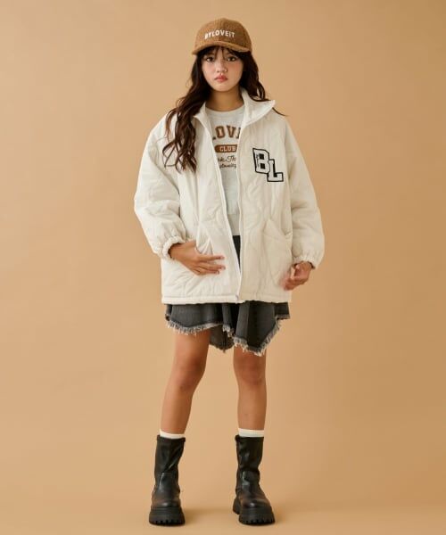 by LOVEiT / バイ ラビット ブルゾン | モンスターキルティングコート | 詳細1
