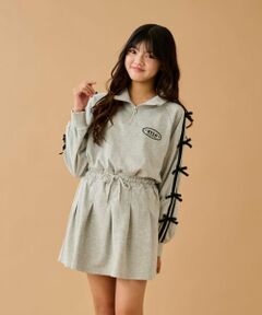 by LOVEiT / バイ ラビット ミニ丈・ひざ丈ワンピース | 袖リボンワンピース