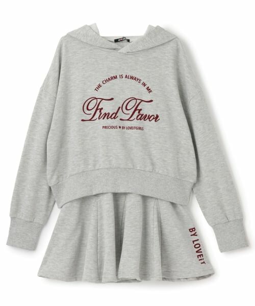 by LOVEiT / バイ ラビット パーカー | フーディ&スカートセット | 詳細3