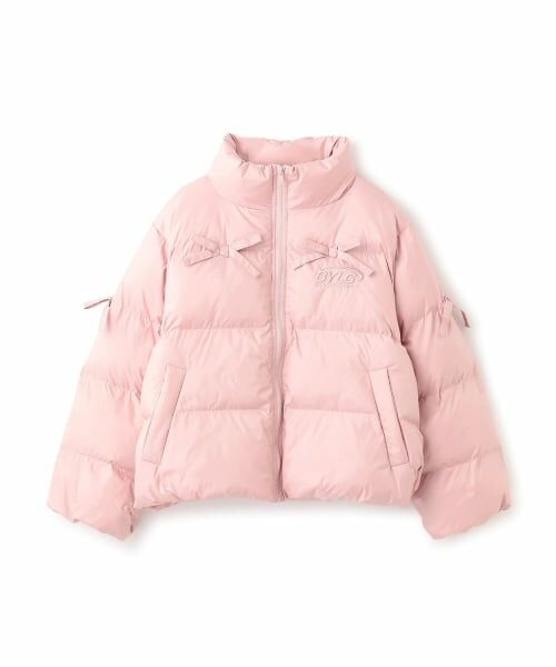 by LOVEiT / バイ ラビット ブルゾン | リボンタフタフェイクダウンJK | 詳細5