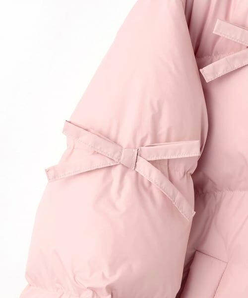 by LOVEiT / バイ ラビット ブルゾン | リボンタフタフェイクダウンJK | 詳細8