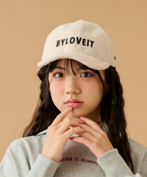 by LOVEiT / バイ ラビット キャップ | ボアキャップ（アイボリー）