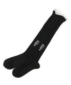 by LOVEiT / バイ ラビット ソックス | フリルニーハイソックス