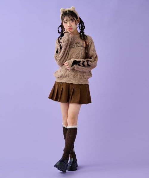 by LOVEiT / バイ ラビット ソックス | フリルニーハイソックス | 詳細3