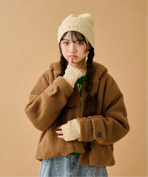 by LOVEiT / バイ ラビット ニットキャップ | ワッフル編みニット帽 | 詳細3