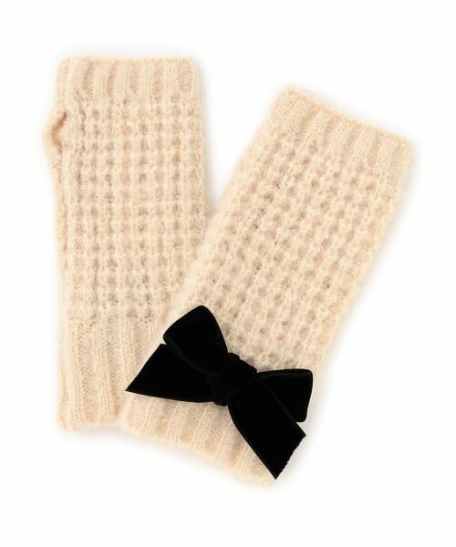 by LOVEiT / バイ ラビット 手袋 | ワッフル編み手袋 | 詳細3