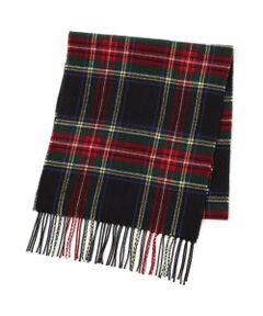 チェックマフラー