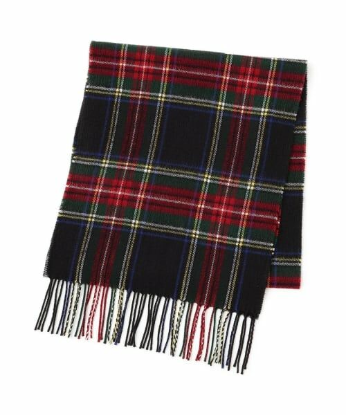 by LOVEiT / バイ ラビット マフラー・ショール・スヌード・ストール | チェックマフラー（グリーン）