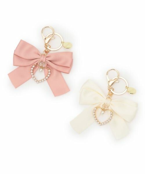 by LOVEiT / バイ ラビット チャーム | パールハートリボンチャーム | 詳細4