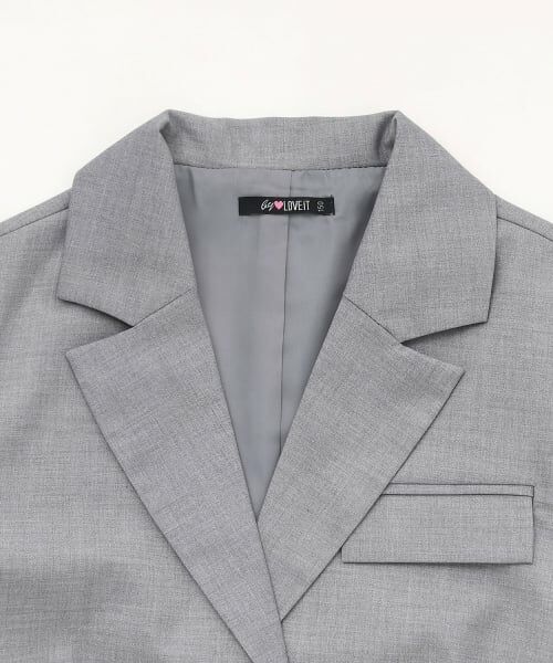 by LOVEiT / バイ ラビット テーラードジャケット | クロップドジャケット | 詳細7