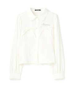 by LOVEiT / バイ ラビット シャツ・ブラウス | 【卒服】リボン取り外しシャツ