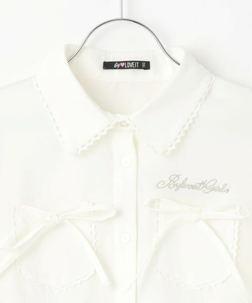 by LOVEiT / バイ ラビット シャツ・ブラウス | 【卒服】リボン取り外しシャツ | 詳細5