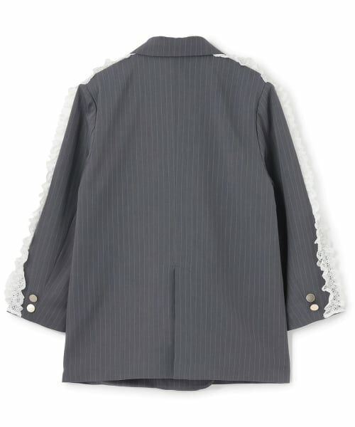 by LOVEiT / バイ ラビット テーラードジャケット | 【卒服】ダブルボタンロングフリルジャケット | 詳細8