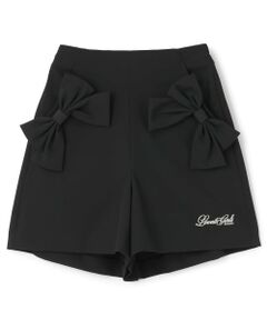 by LOVEiT / バイ ラビット スラックス・ドレスパンツ | 【卒服】ハイウエストリボンショートパンツ