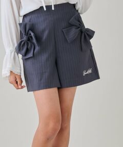 by LOVEiT / バイ ラビット スラックス・ドレスパンツ | 【卒服】ハイウエストリボンショートパンツ
