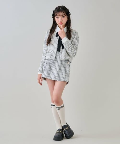 by LOVEiT / バイ ラビット セットアップ | 【卒服】ラメツイードセットアップ | 詳細2