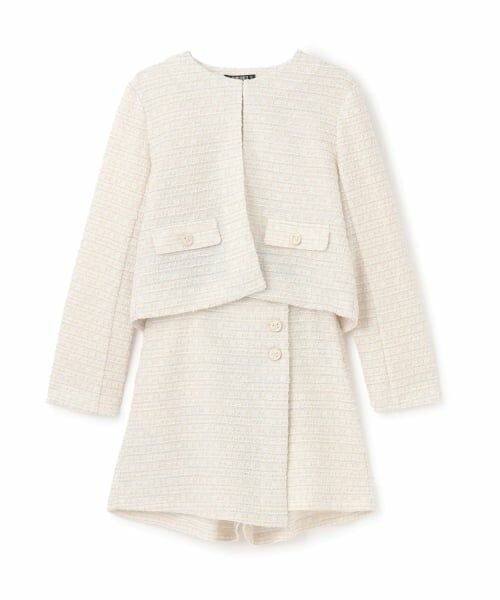 by LOVEiT / バイ ラビット セットアップ | 【卒服】ラメツイードセットアップ | 詳細5