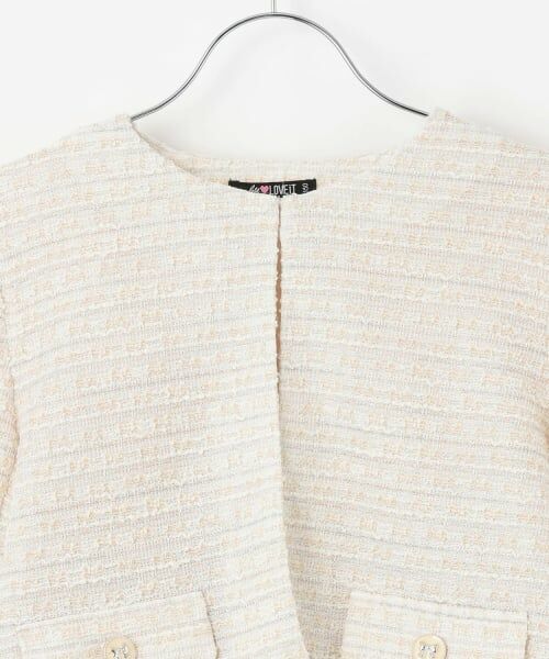 by LOVEiT / バイ ラビット セットアップ | 【卒服】ラメツイードセットアップ | 詳細8