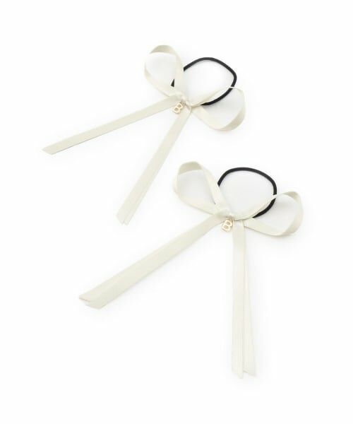 by LOVEiT / バイ ラビット ヘアゴム・シュシュ | 【卒服】リボンポニー（アイボリー）