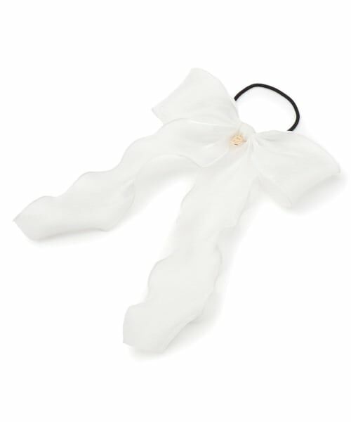 by LOVEiT / バイ ラビット ヘアゴム・シュシュ | 【卒服】オーガンジーポニー（アイボリー）